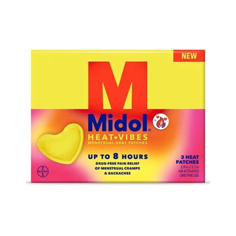 midol period patch|midol heating patches.